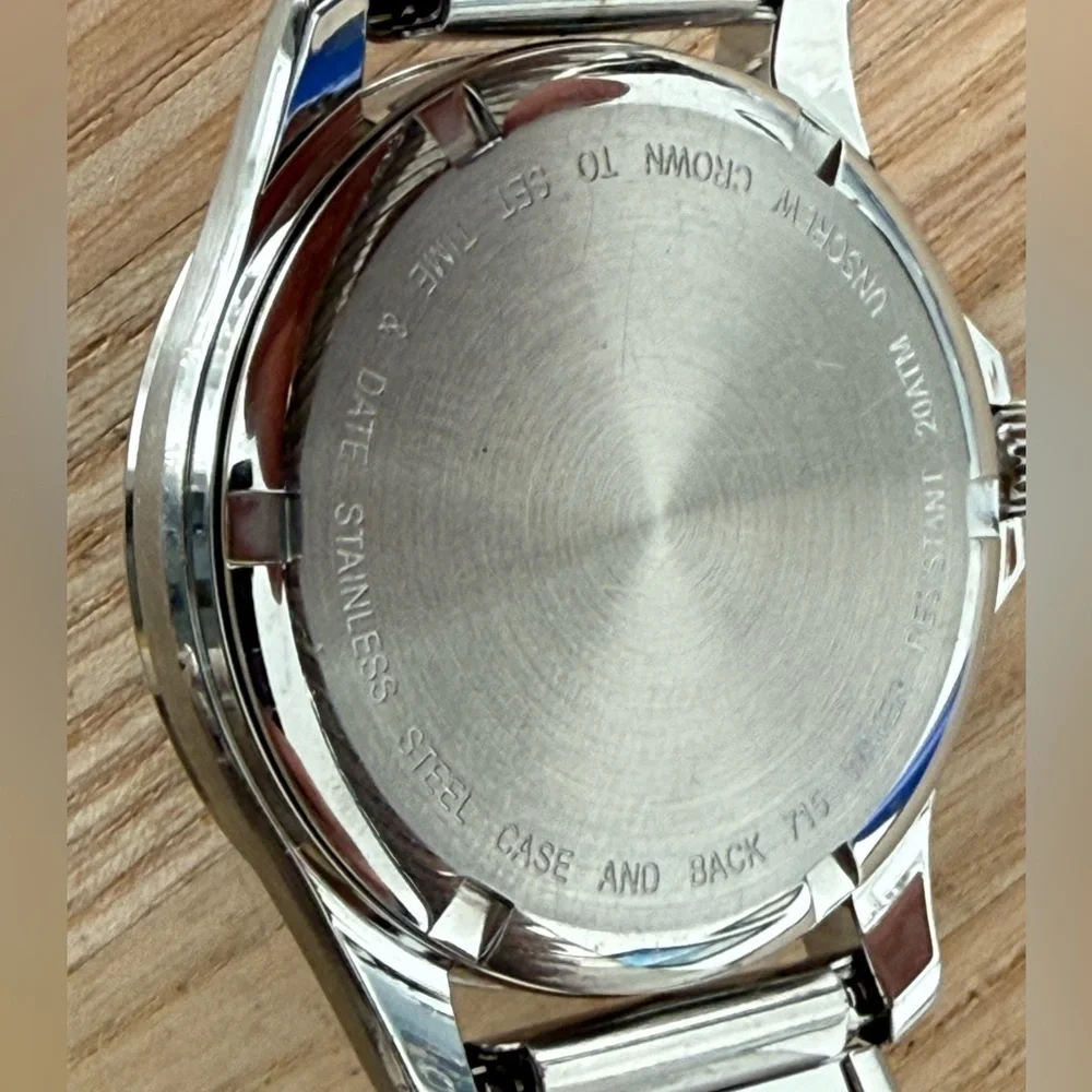 Belair Seapearl 20 ATM Rare Luxury Watch Black Dial Stretch Bracelet Date Window